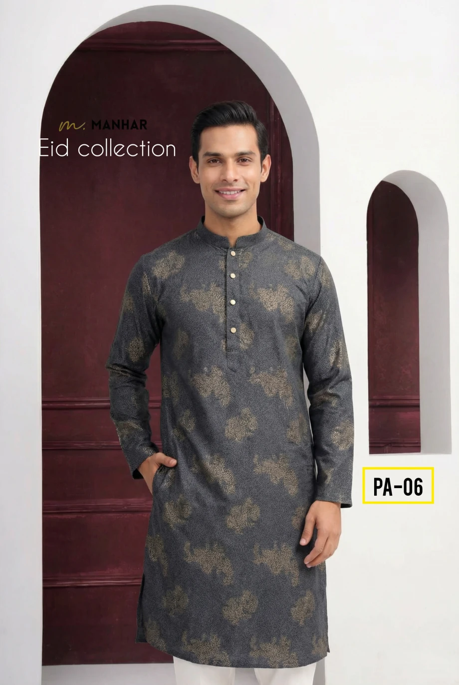 Pakistani Cotton Fabric Panjabi Pa-06